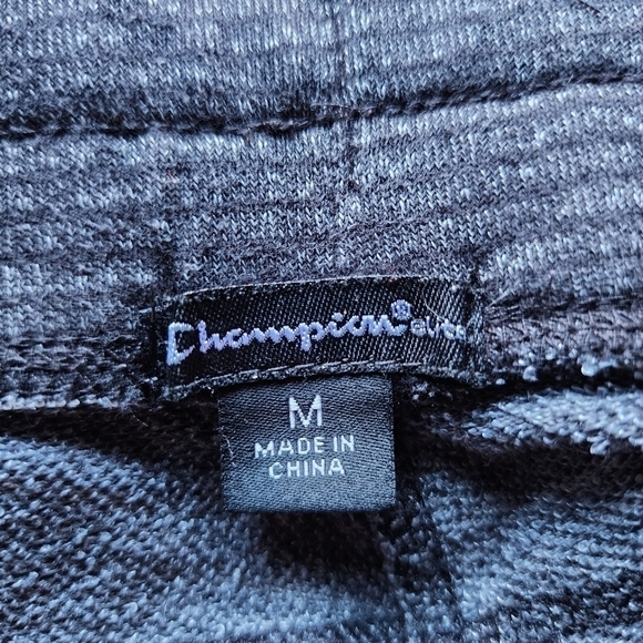 Champion Elite Grey Striped Sweatpants Joggers Women's Medium M Lounge Casual - Picture 6 of 8